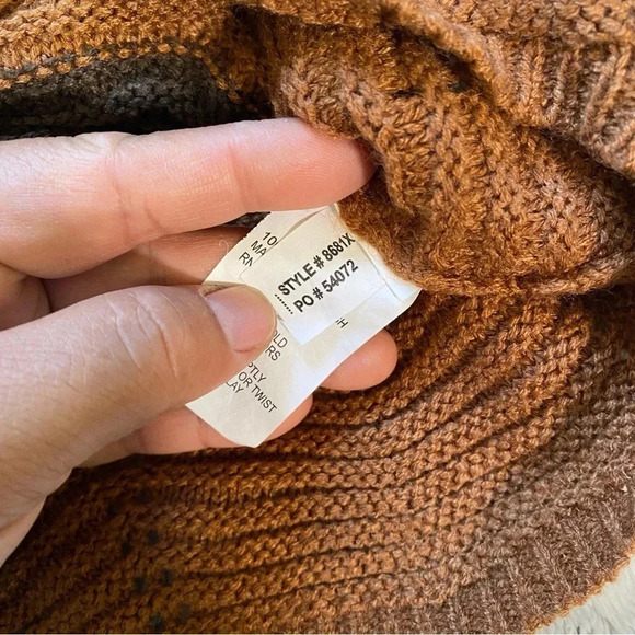 Love Change Italy Chevron Knit‎ Retro Style Sweater 1X - Picture 4 of 7